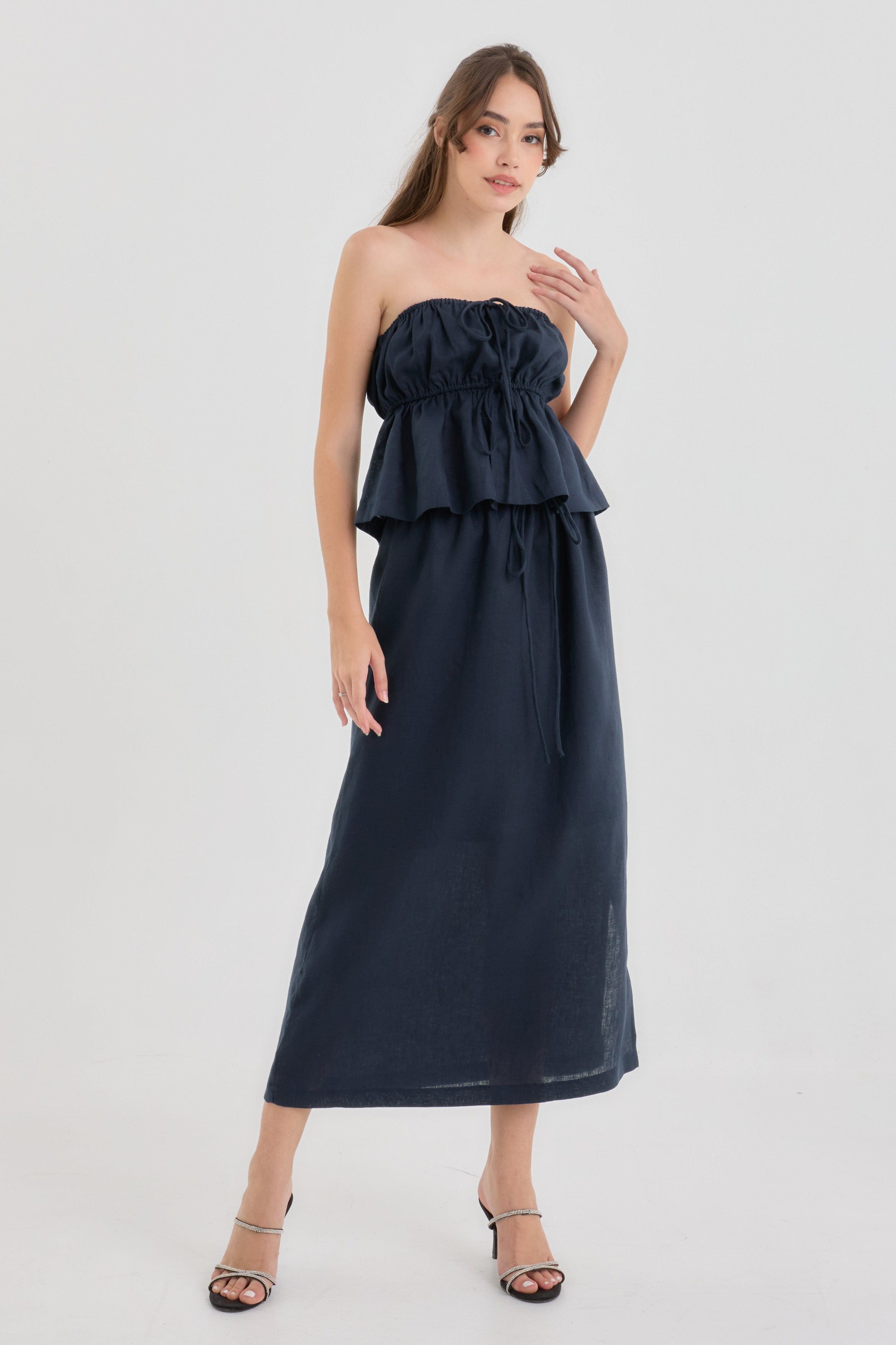 Buttercup strapless top