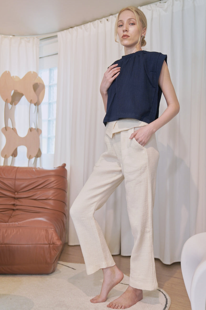 Turtle Neck Tank Top