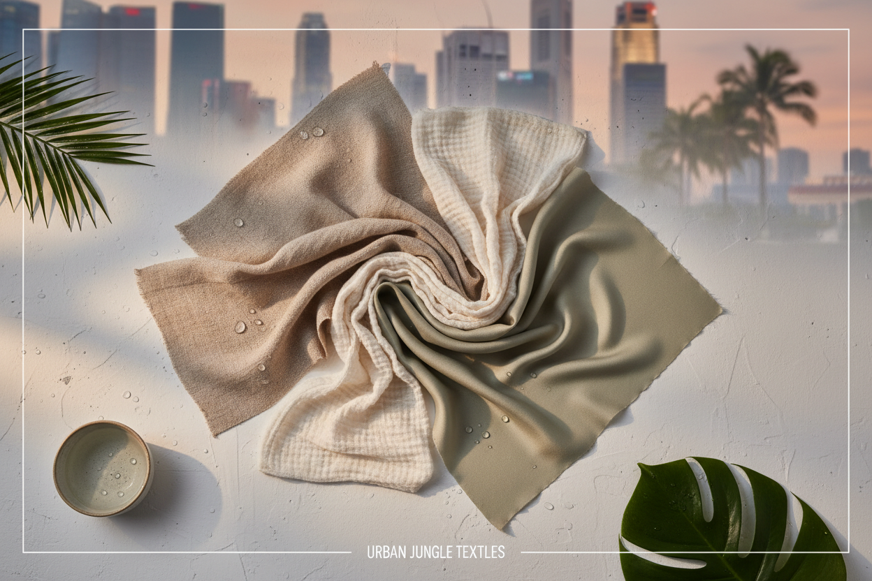 Linen vs Cotton vs Polyester: What Actually Works in Singapore's Humidity