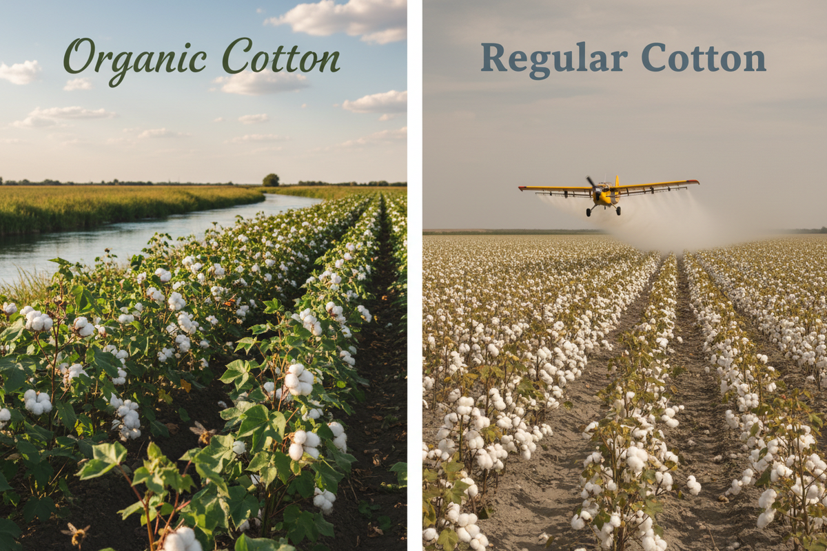 Organic Cotton vs Regular Cotton: Why the Difference Matters