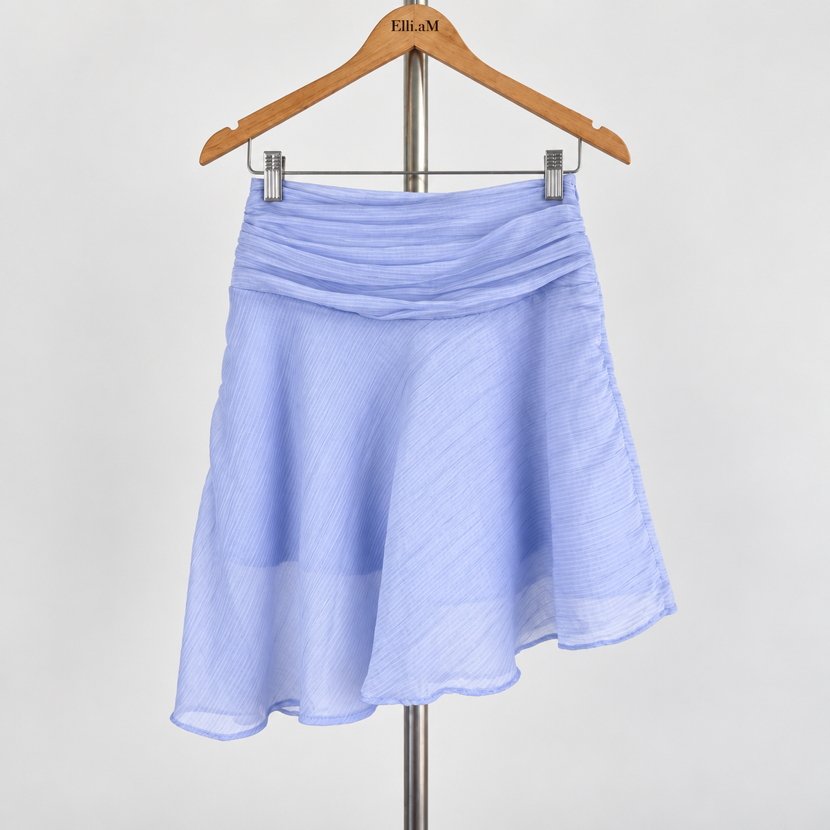 Cecily Short Skirt — Purple / Cotton — front view