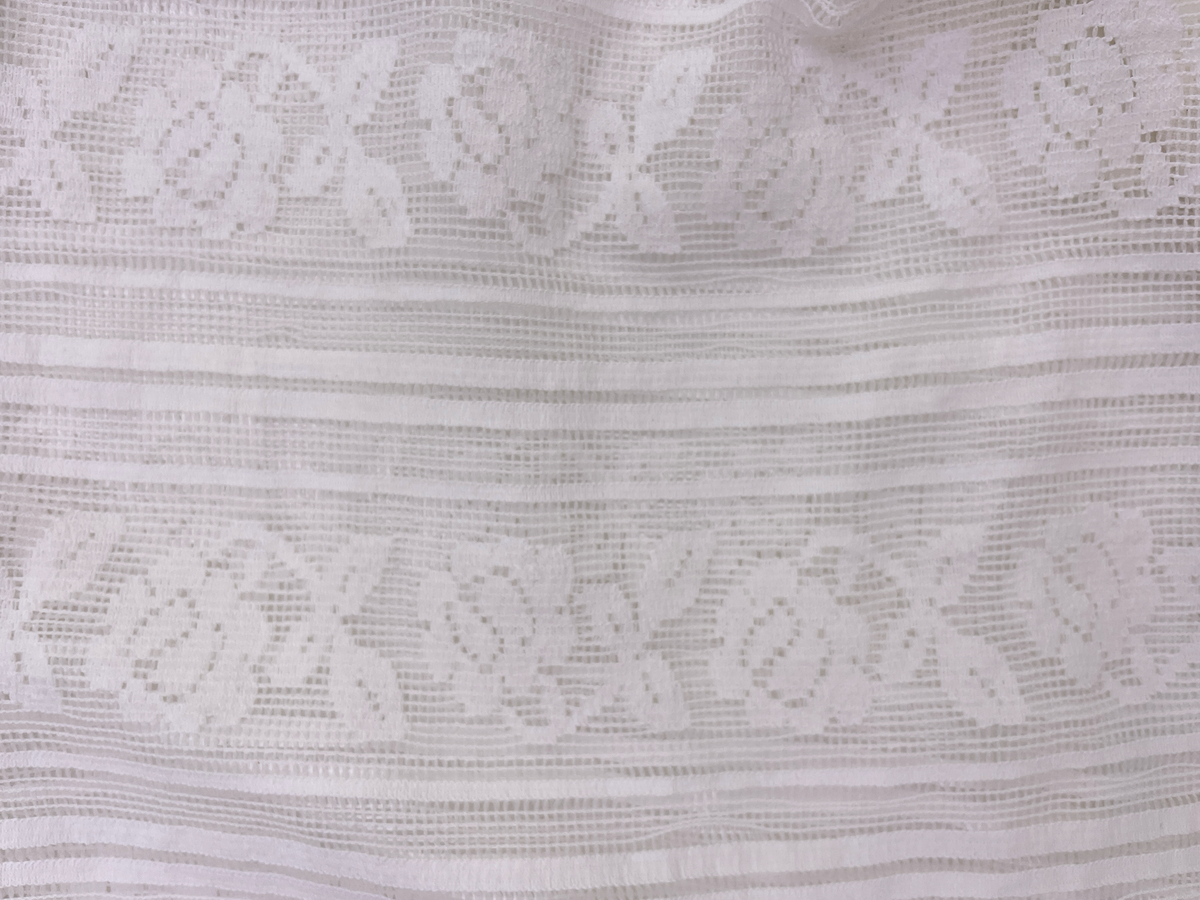 Dahlia Lace Bag — Rose / Cotton — real fabric detail