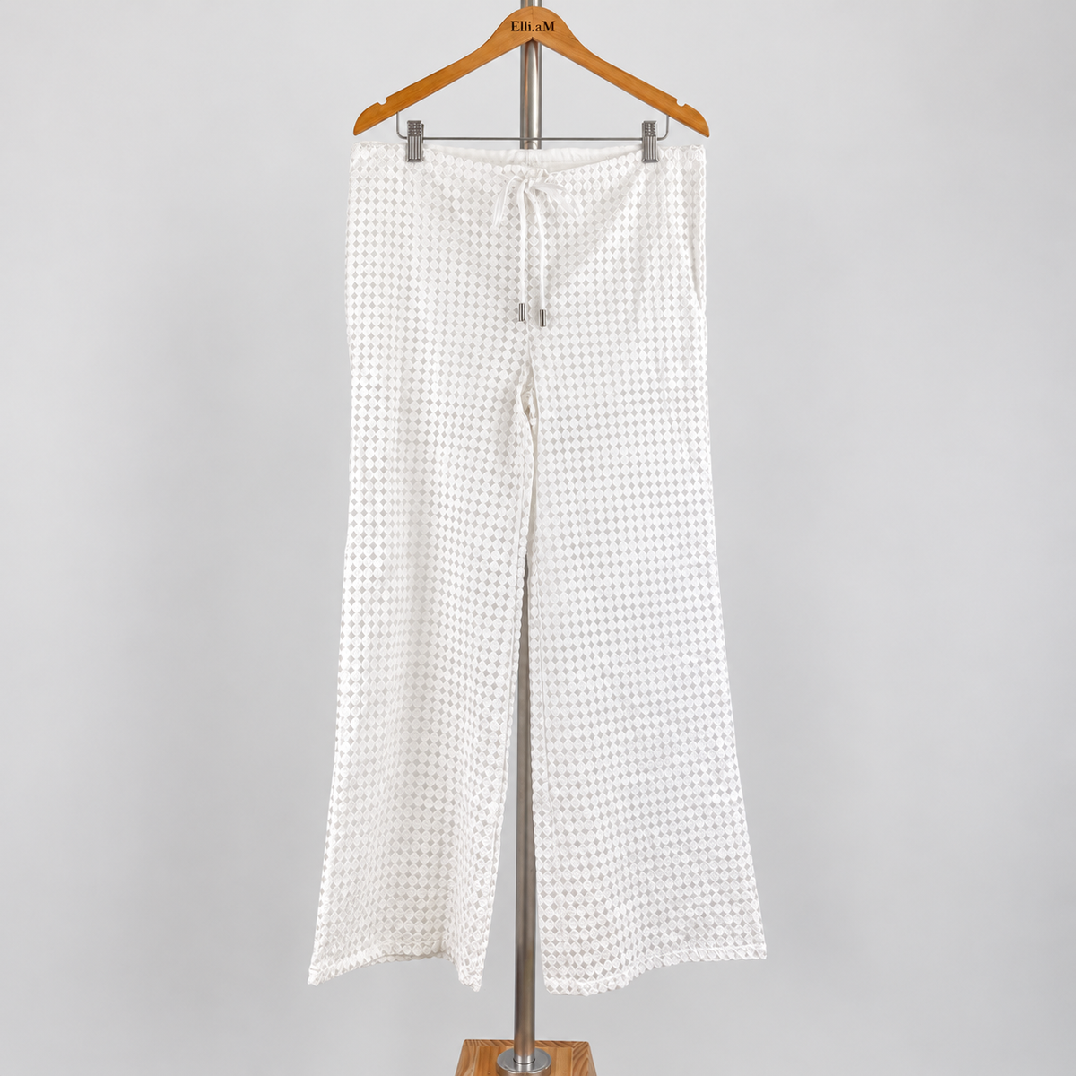 Lace Pants — Circle / Cotton — front view
