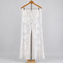 Lace Pants — Large Flower / Cotton — front view