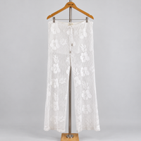 Lace Pants — Large Flower / Cotton — front view
