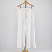 Lace Pants — Small Flower / Cotton — front view
