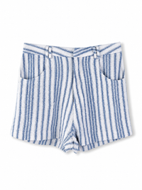 Panini Linen Shorts – High-waist wide-leg shorts in Navy, Beige and White – Eli&Co Chiang Mai